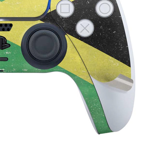 Jamaica Flag Distressed PS5 Controller Skin